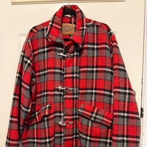 B-Low The Belt Red And Black Plaid Design XL